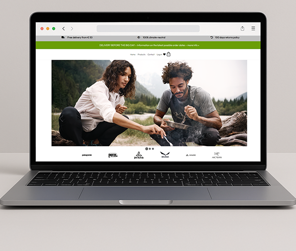 Outdoor Mountain Store E-Commerce
